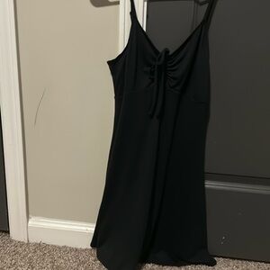 Black mini flowy dress. Price is negotiable